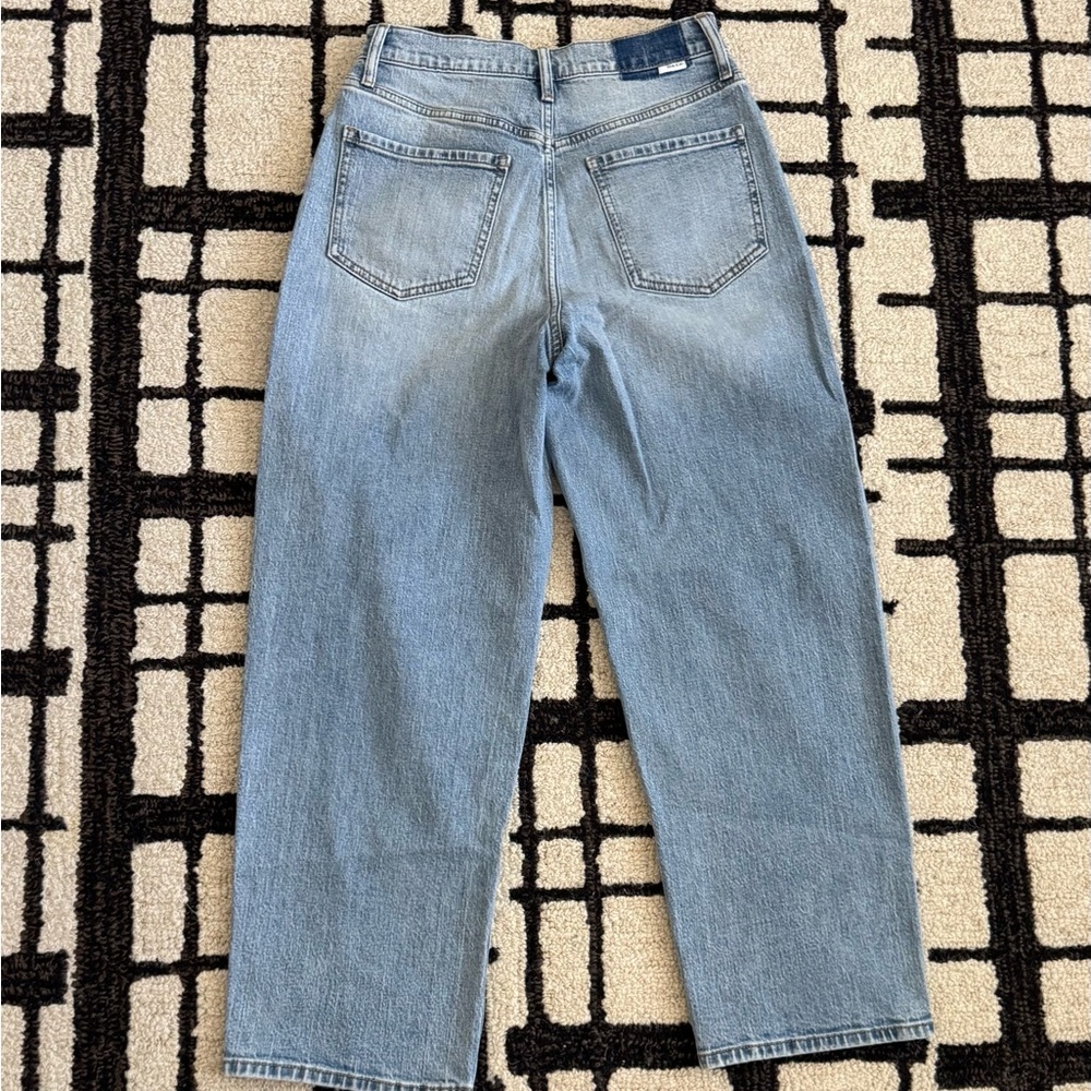 Daze Light Wash High Waisted Barrel Jeans - Picture 5 of 5